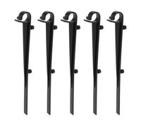 EMSea Clips de Fixation de Protection de Gouttière 40 Pièces Crochet de Gouttière pour Gouttières Suspendues Basses Gouttières à Toit Plat Plastique Noir Longueur 16cm