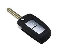 EMSea Coque de clé Pliante à 2 Boutons Compatible avec Qashqai Juke Micra X-Trail - Boîtier de Rechange pour istance Pliable NSN14