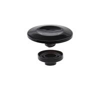 EMSea Joystick 8K0998068A Couvercle de bouton avec bague d'étanchéité Compatible avec A4 A5 A6 A8 Q5 Q7 Plastique Noir clair