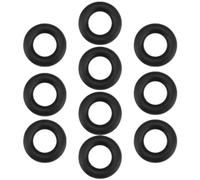 EMSea Lot de 10 Anneaux en Caoutchouc pour Enrouleur de Canette de Machine à Coudre Compatibles avec SINGER 201K 99K 28K 66K Diamètre Extérieur 28 Mm Diamètre Intérieur 15 Mm Épaisseur 6,5 Mm Noir