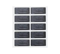 EMSea Lot de 10 autocollants de garantie 33 x 15 mm pour console de jeu compatible avec Sony Playstation 3 Host