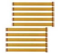 EMSea Lot de 10 câbles plats flexibles pour appareil photo 15 broches vers 22 broches FFC compatibles avec Raspberry Pi Zero/Zero W 15 cm