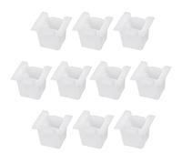 EMSea Lot de 10 Clips de Fixation de Phare 1218604 90386374 - Compatible avec Corsa B Tigra A - Blanc