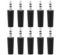 EMSea Lot de 10 Connecteurs Audio Jack Stéréo Mâles 3,5 Mm (1/8") avec Bornes à Souder pour Haut-Parleur