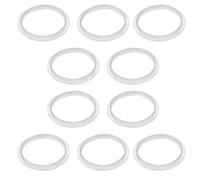 EMSea Lot de 10 joints toriques en silicone - Diamètre intérieur : 32 mm - Diamètre extérieur : 38 mm - Joint en caoutchouc - Convient pour le bouchon de drainage de lavabo pop-up de salle de bain