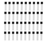 EMSea Lot de 100 transistors MOSFET N-Channel 2N7000 ESD classés TO-92 0,3 A 60 V 3 broches pour l'industrie domestique et le bricolage