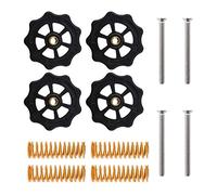 EMSea Lot de 12 ressorts M4 de réglage de nivellement pour imprimante 3D - Compatibilité avec CR 10 Ender 3