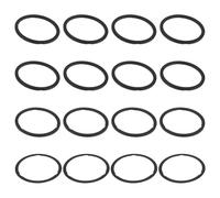 EMSea Lot de 16 rondelles d'espacement pour pédalier de vélo de montagne compatibles avec Shimano BB51 BB52 BB70 35 x 41 mm Noir (épaisseur 2,5 mm 1,8 mm 0,7 mm)