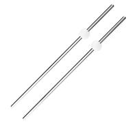 EMSea Lot de 2 bras de vidage pop-up pour lavabo - Diamètre : 200 mm - Diamètre : 200 mm - En acier inoxydable - Pièce de rechange