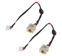EMSea Lot de 2 câbles d'alimentation jack 65 W 17 cm CC compatibles avec ordinateur portable Acer Aspire E1-531