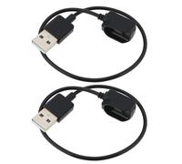 EMSea Lot de 2 Câbles de Charge de Rechange pour Casque USB Adaptateur de Charge Compatible avec Voyager Casque Plantronics Legend Noir (27 Cm) 5 V/1 A