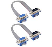 EMSea Lot de 2 câbles d'extension pour manette de jeu 9 broches et port souris rétro pour systèmes classiques compatibles avec Atari ST 1040 520