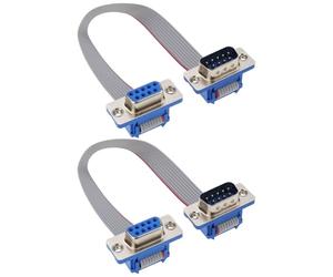 EMSea Lot de 2 câbles d'extension pour manette de jeu 9 broches et port souris rétro pour systèmes classiques compatibles avec Atari ST 1040 520