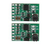 EMSea Lot de 2 Cartes de Charge Et Décharge 5 V Convertisseur CC-CC Module Boost pour Système Solaire Au Lithium pour Batterie Au Lithium 18650 14500
