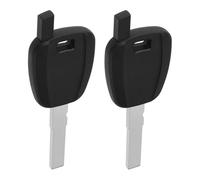 EMSea Lot de 2 Clés Vierges Non Coupées SIP22 Compatible avec Les Voitures Fiat Et Compatible avec Peugeot