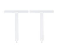 EMSea Lot de 2 clips en T pour porte de garage avec mini ressort de suspension à queue d'aronde pour porte de garage volet roulant