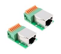 EMSea Lot de 2 connecteurs Ethernet RJ45 8P8C pour câble réseau CAT5 CAT6 et terminaison de routeur