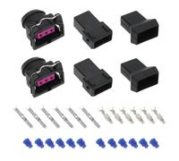 EMSea Lot de 2 connecteurs femelles mâles à 3 broches compatibles avec interface Bosch EV1