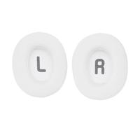 EMSea Lot de 2 Coussinets de Rechange pour écouteurs avec Mousse d'isolation Acoustique en Cuir protéiné compatibles avec Les Casques JBL Tune 700BT 750BTNC 760NC Blanc