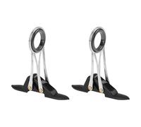 EMSea Lot de 2 guides de canne à pêche en acier inoxydable 20# pour canne à pêche modifiée 55 x 13,7 mm