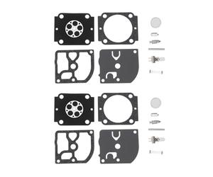 EMSea Lot de 2 kits de reconstruction de carburateur 4241 007 1700 compatible avec Stihl BG56 BG66 BG86 FC56 FS70 compatible avec Zama S261 Series