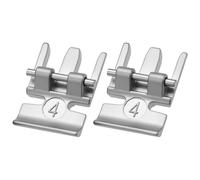 EMSea Lot de 2 pieds de fermeture éclair pour machine à coudre 820248096 98-694884-00 Compatible avec Pfaff