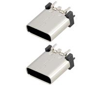 EMSea Lot de 2 ports USB-C femelle de remplacement pour écran d'ordinateur de 10 mm 22MD4KA-B compatible avec LG UltraFine