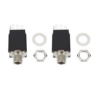 EMSea Lot de 2 prises de sortie stéréo pour guitare électrique 6,3 mm 9 broches 007-3618-049 Compatible avec Roland VG Stratocaster