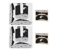 EMSea Lot de 2 rubans adhésifs antidérapants pour souris compatibles avec Razer Compatible avec Viper V3 Pro pour une précision de jeu améliorée, prédécoupés et résistants à la transpiration, motif