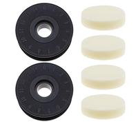 EMSea Lot de 2 supports de chaîne de vélo avec anneaux en éponge de rechange pour dérailleurs de 12 mm pour essieu traversant de vélo, outil de nettoyage de vélo, transport de lubrification