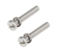 EMSea Lot de 2 vis M5 x 25 pour tondeuse à gazon avec rondelle 9048-216-1050 compatibles avec Stihl