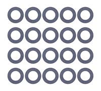 EMSea Lot de 20 joints de bouchon de vidange d'huile de voiture en aluminium 9043012031 - Diamètre intérieur : 12 mm