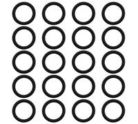 EMSea Lot de 20 joints toriques en caoutchouc compatibles avec Karcher compatibles avec les nettoyeurs de tapis Puzzi - 10 mm x 14 mm x 2 mm x 2 mm - Noir