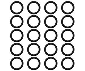 EMSea Lot de 20 joints toriques en caoutchouc compatibles avec Karcher compatibles avec les nettoyeurs de tapis Puzzi - 10 mm x 14 mm x 2 mm x 2 mm - Noir