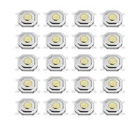 EMSea Lot de 20 micro-interrupteurs tactiles compatibles avec télécommande de voiture 3C B6-5,2 x 5,2 x 1,5 mm