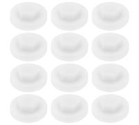 EMSea Lot de 200pcs Vis Autotaraudeuses à Queue d'aronde Hexagonale avec Couvercle de Protection en Plastique Blanc Diamètre Extérieur 16 Mm Diamètre Intérieur de La Vis Hexagonale 8 Mm