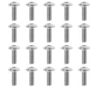 EMSea Lot de 20pcs Vis de Fixation Carénage de Moto M6x16mm Rechange Compatible avec Honda Compatible avec Yamaha Vis de Fixation Carénage de Moto