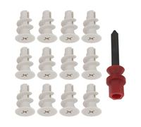 EMSea Lot de 250 chevilles auto-perceuses en nylon pour plaques de plâtre, chevilles de cloison sèche, diamètre 5-6 mm, pour meubles, étagères avec outils