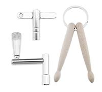 EMSea Lot de 3 clés d'accordage de batterie - Clé de vitesse à mouvement continu - Clé de batterie - Outil pour batterie claire et grosse caisse