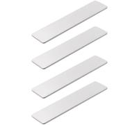 EMSea Lot de 4 Clapets ¨¤ Clapet pour Compresseur d'air en Acier Inoxydable 304 Compatibles avec Les Syst¨¨mes Pneumatiques Centraux 45 X 9,5 X 0,8 Mm
