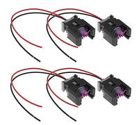 EMSea Lot de 4 connecteurs électriques pour injecteur diesel de voiture 13816706 compatibles avec les pièces de voiture Sprinter étanches 2 broches 15 cm