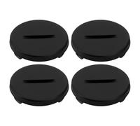 EMSea Lot de 4 Couvercles de Batterie de Rechange pour Moniteur de Fréquence Cardiaque 25 Mm Compatible avec Wahoo TICKR HRM Pièce de Réparation en Plastique Noir