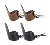 EMSea Lot de 4 gants de protection pour les doigts en cuir pour tir à l'arc, anneau de pouce, flèche, accessoires de sport, 4,9 x 2,3 cm