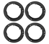 EMSea Lot de 4 supports à baïonnette de rechange compatibles avec Nikon 18-55 18-105 18-135 Diamètre extérieur 58,5 mm Noir