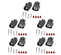 EMSea Lot de 5 Connecteurs de Capteur de Klaxon Automobile à 2 Broches 6189-0129 6181-0070 Adaptés à La Plupart des Voitures Et Motos