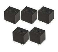 EMSea Lot de 5 mini relais d'alimentation SRA-12VDC-CL à 5 broches 12 V CC 20 A/10 A 14 VDC 125 VAC SPDT Contacts relais automobile PCB à usage général