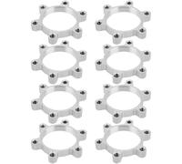 EMSea Lot de 8 Moyeux Filetés pour Roue Libre de Vélo de 48 Mm Disques de Frein à Disque Adaptateurs de Bride à 6 Boulons Rotors de Conversion
