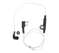 EMSea Oreillette prise K 2 broches avec PTT compatible avec radio Baofeng Uv5R Bf-888S (câble blanc)