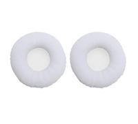EMSea Paire de Coussinets d'oreille de Remplacement en Cuir Protéiné Blanc Coussinets d'oreille de Remplacement Compatible avec Sony MDR V150 V250 V300 ZX100 ZX110