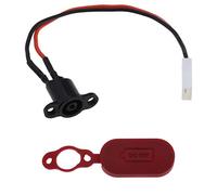 EMSea Prise de Connecteur de Chargeur de Batterie Port de Charge en Silicone Compatible avec Xiaomi M365 Empêche la Déformation et Dommages pour l'accessoire de Scooter Èlectrique